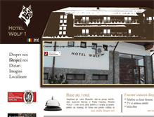 Tablet Screenshot of hotelwolf1.ro